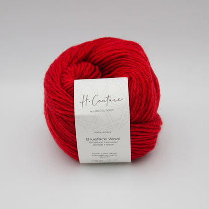 Blueface Wool de Laines du Nord coloris 019 Cardinal