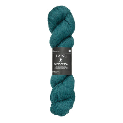 Echeveau de Signature Collection 4-ply de Laine x Novita coloris 1661 Heathered Teal