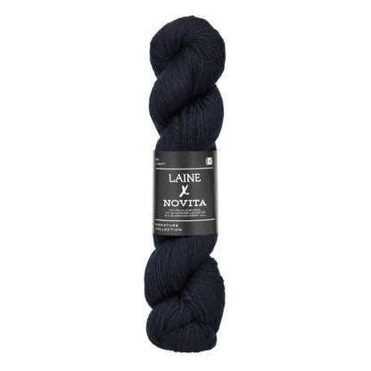 Echeveau de Signature Collection 4-ply de Laine x Novita coloris 1831 Silent Storm