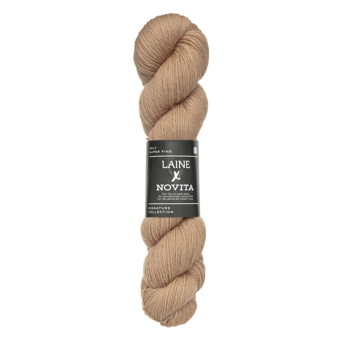 Echeveau de Signature Collection 4-ply de Laine x Novita coloris 6141 Sandy Shoreline