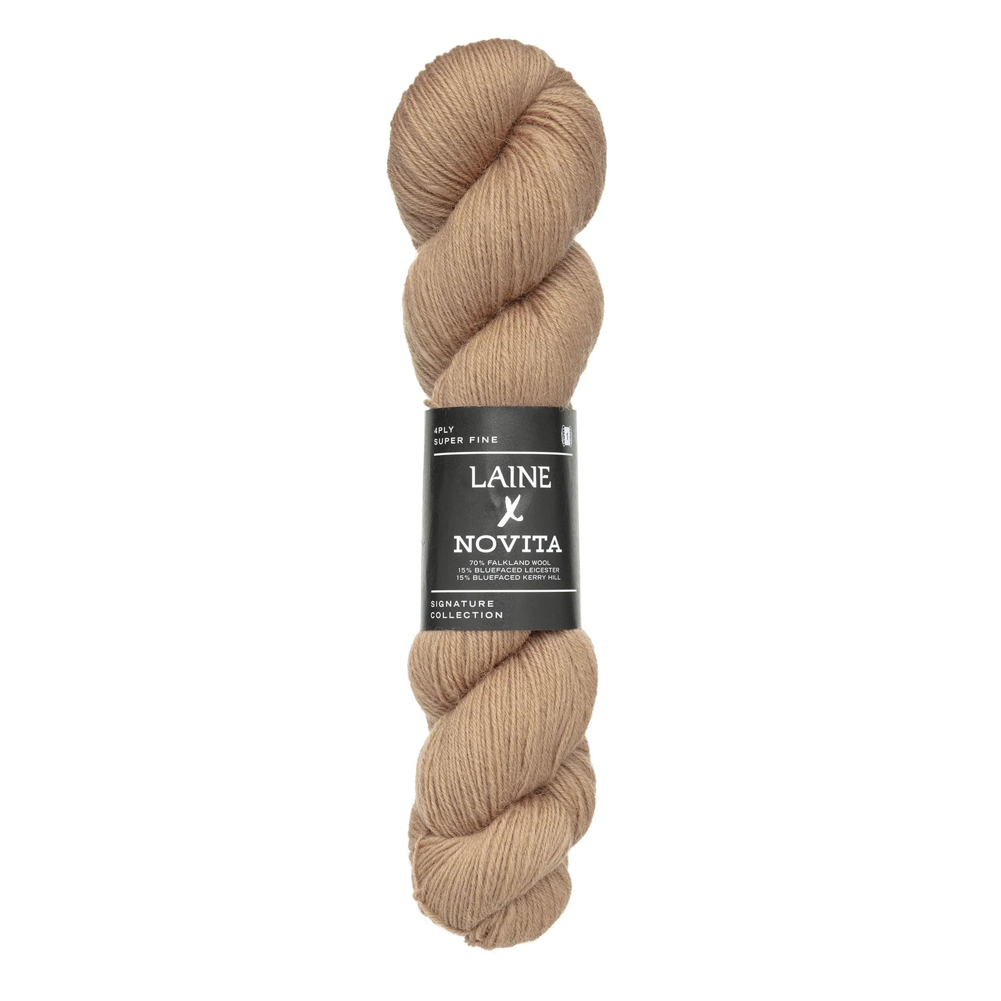 Echeveau de Signature Collection 4-ply de Laine x Novita coloris 6141 Sandy Shoreline