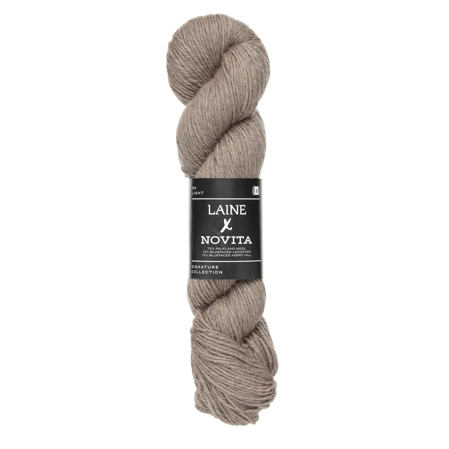 Echeveau de Signature Collection 4-ply de Laine x Novita coloris 6191 Weathered Driftwood