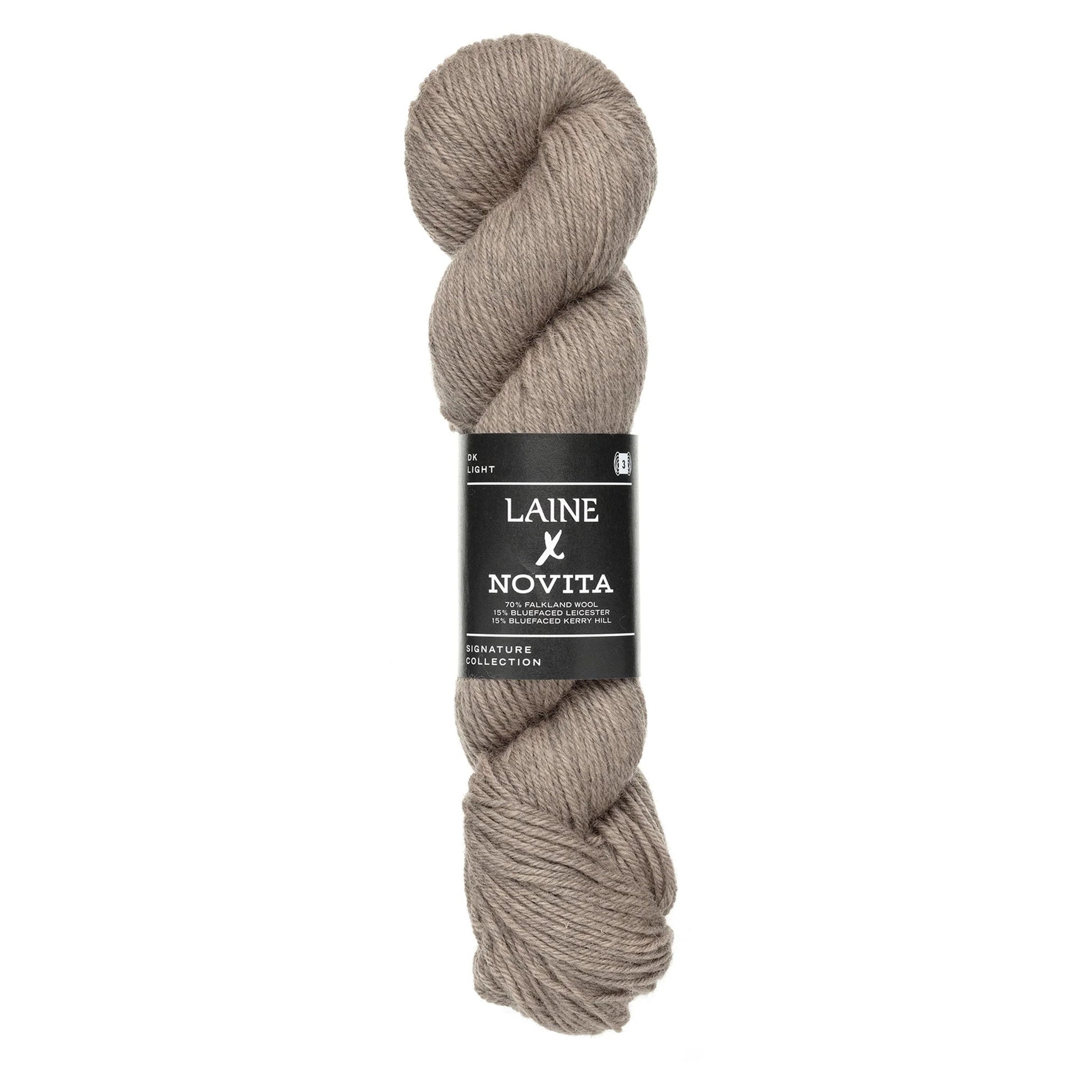 Echeveau de Signature Collection 4-ply de Laine x Novita coloris 6191 Weathered Driftwood