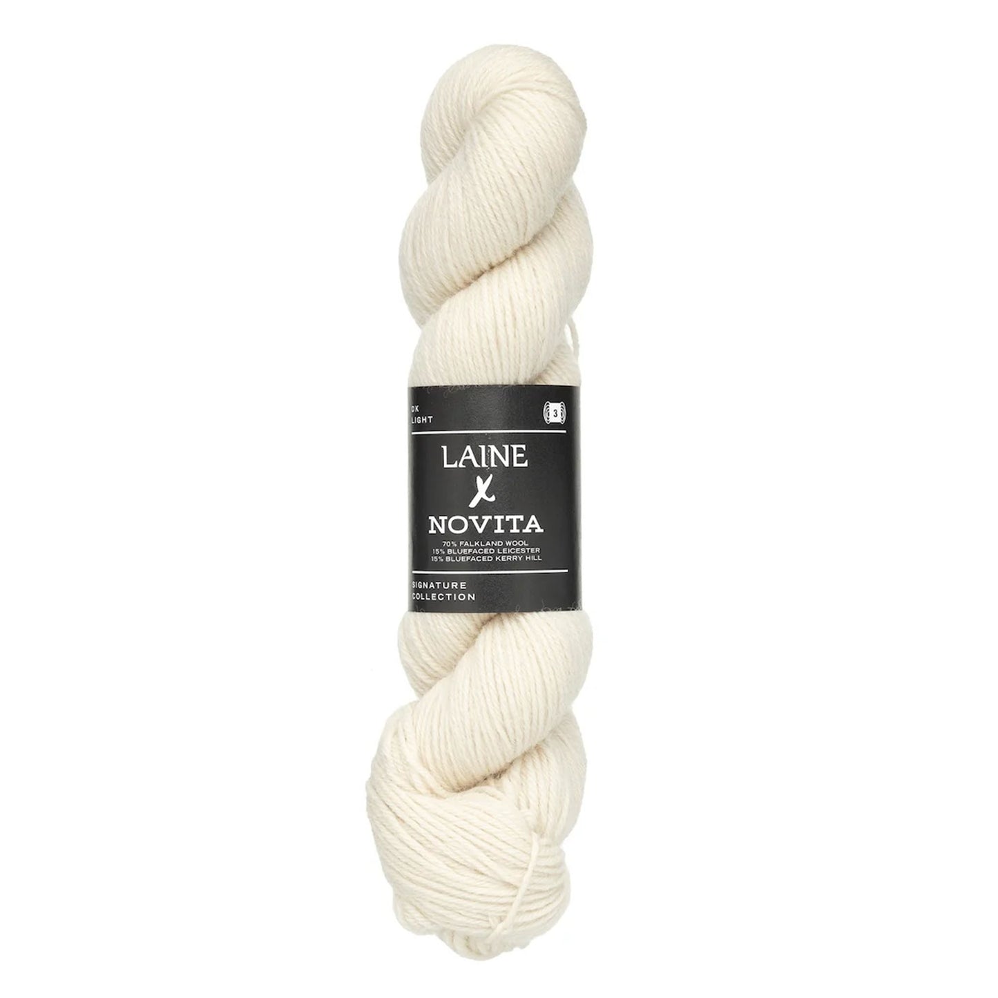 Echeveau de Signature Collection DK de Laine x Novita coloris 0151 Cloudy Cotton