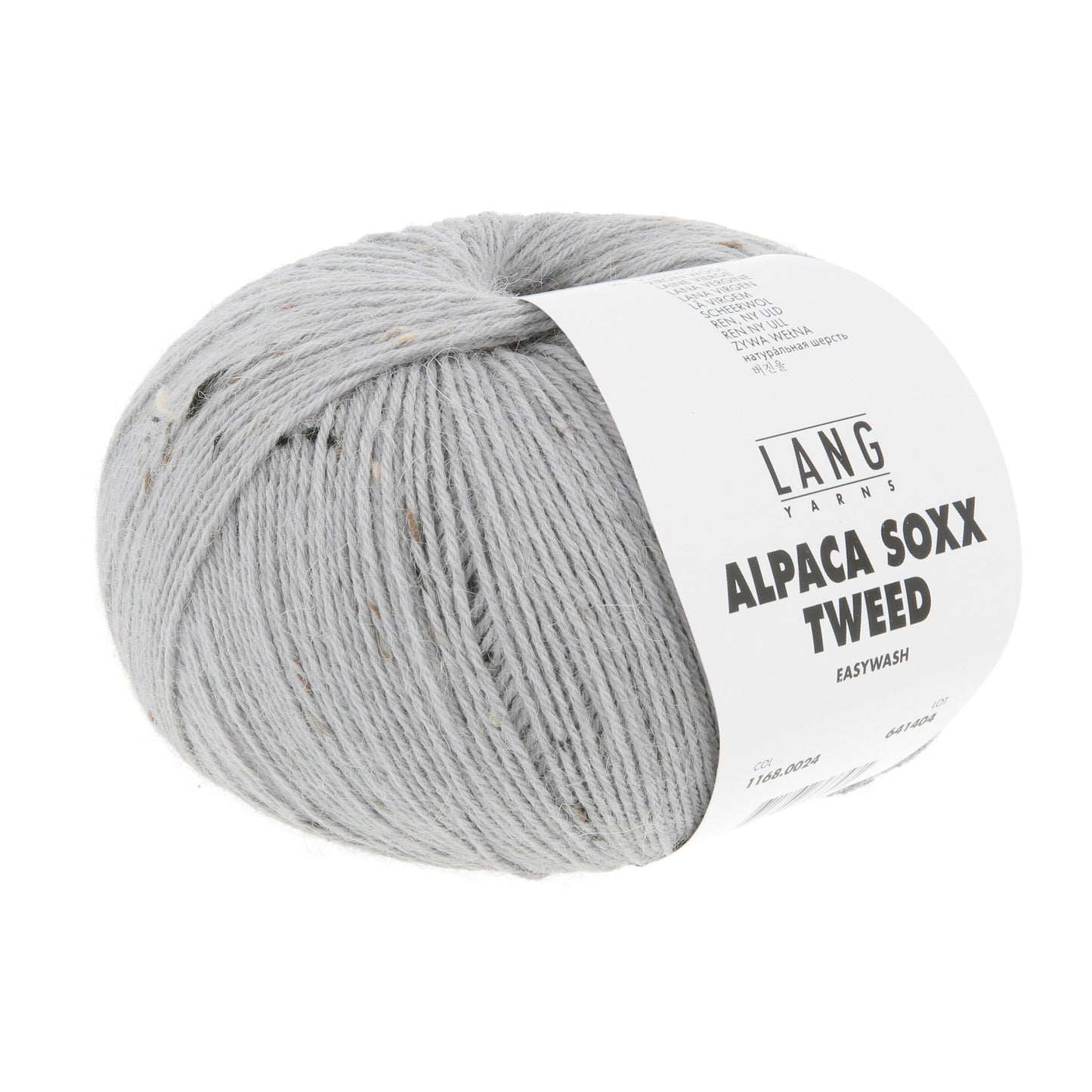 Pelote d'Alpaca Soxx Tweed de Lang Yarns coloris 024 Gris Souris