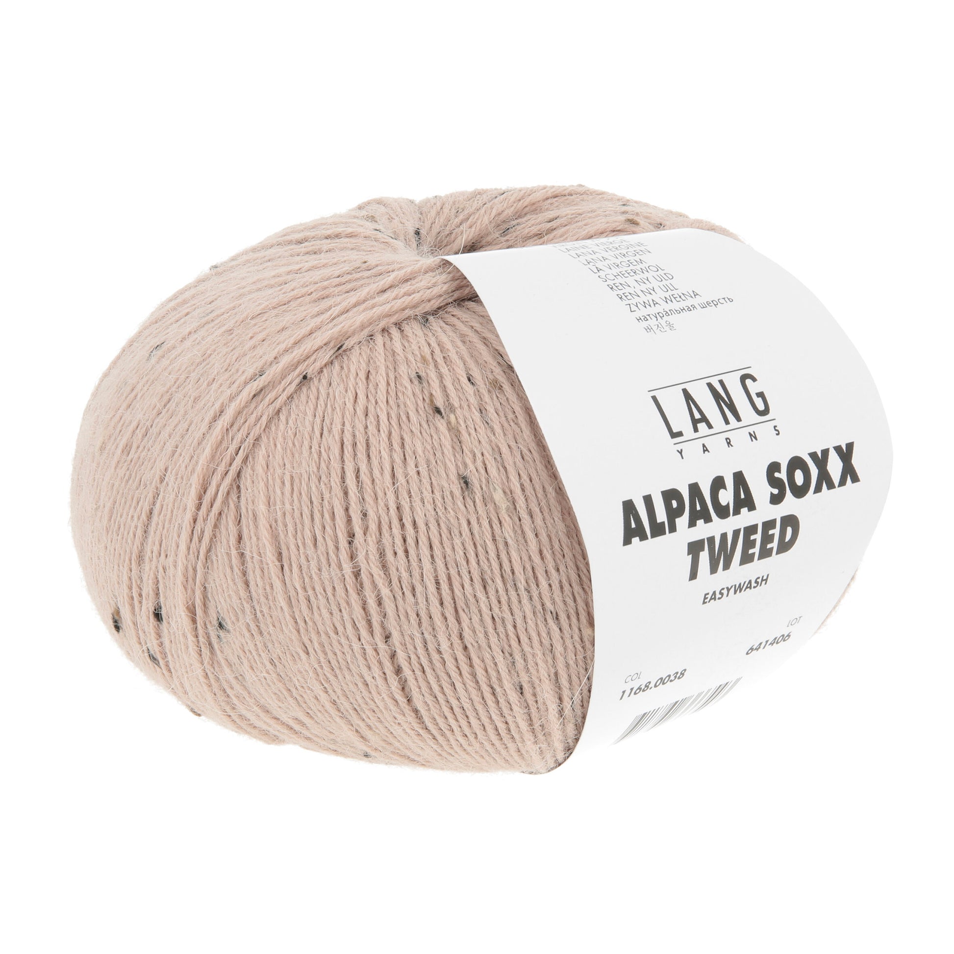 Pelote d'Alpaca Soxx Tweed de Lang Yarns coloris 038 Latte