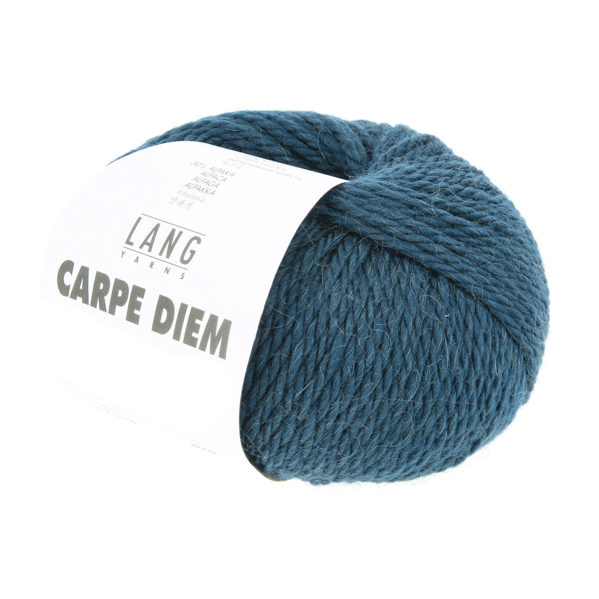 Pelote de Carpe Diem de Lang Yarns coloris 110 Canard Foncé