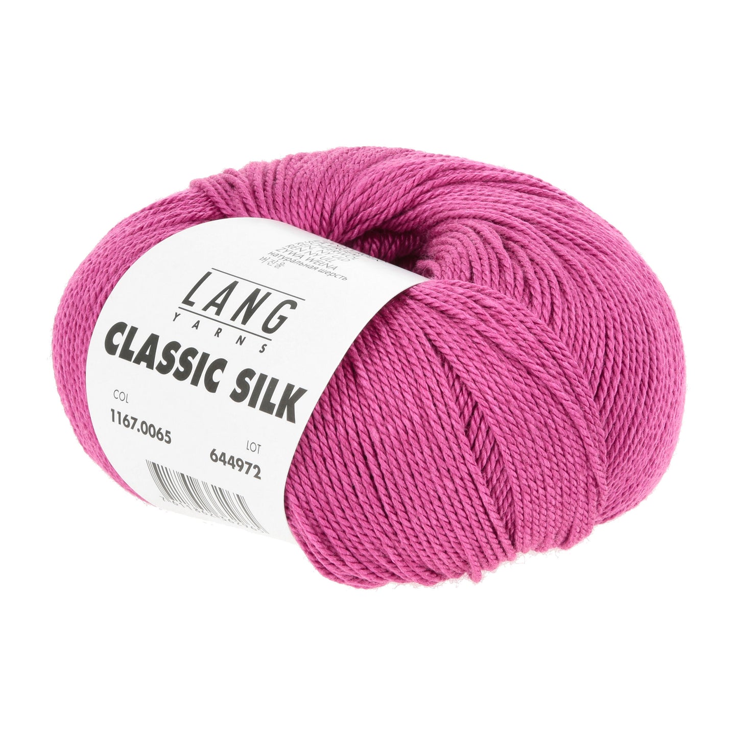 Pelote de Classic Silk de Lang Yarns coloris 065 Hortensia