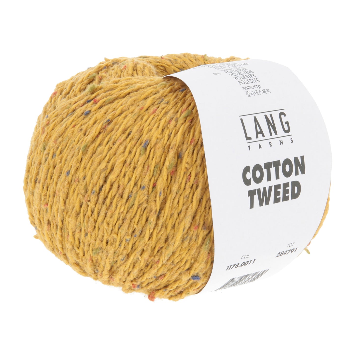 Pelote de Cotton Tweed de Lang Yarns coloris 011 Maïs
