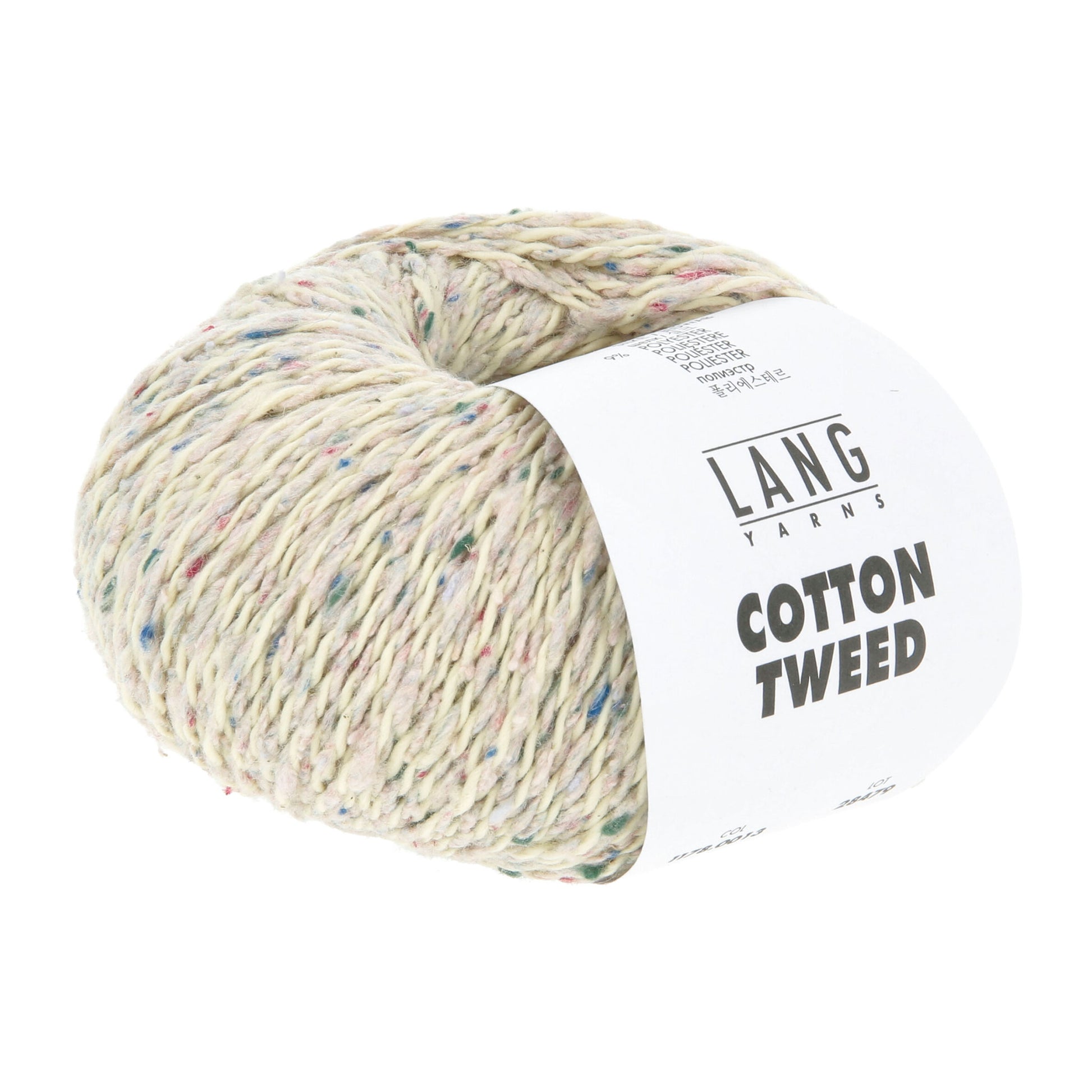 Pelote de Cotton Tweed de Lang Yarns coloris 013 Crème