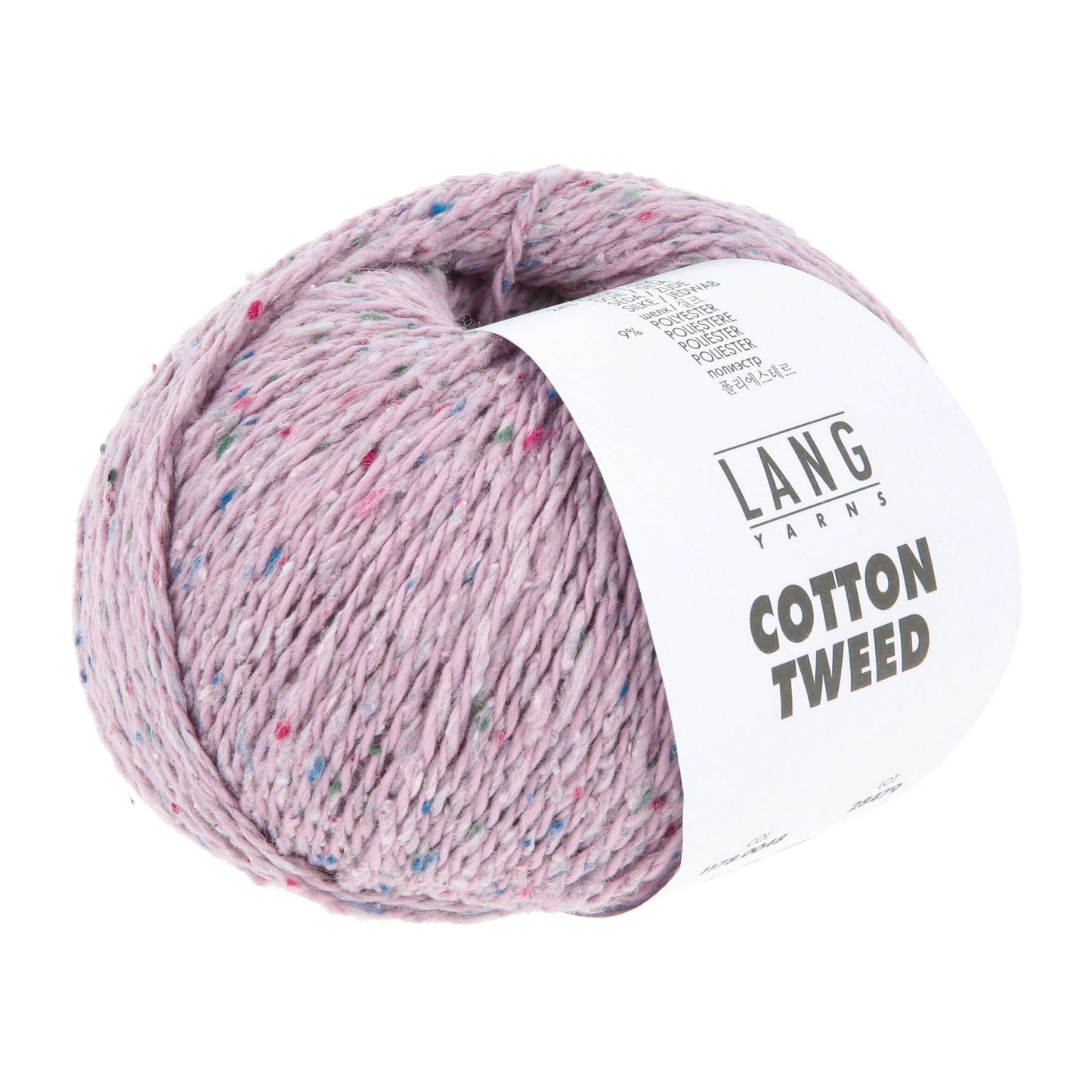 Pelote de Cotton Tweed de Lang Yarns coloris 048 Lilas