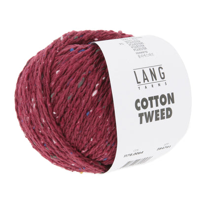 Pelote de Cotton Tweed de Lang Yarns coloris 064 Bordeaux