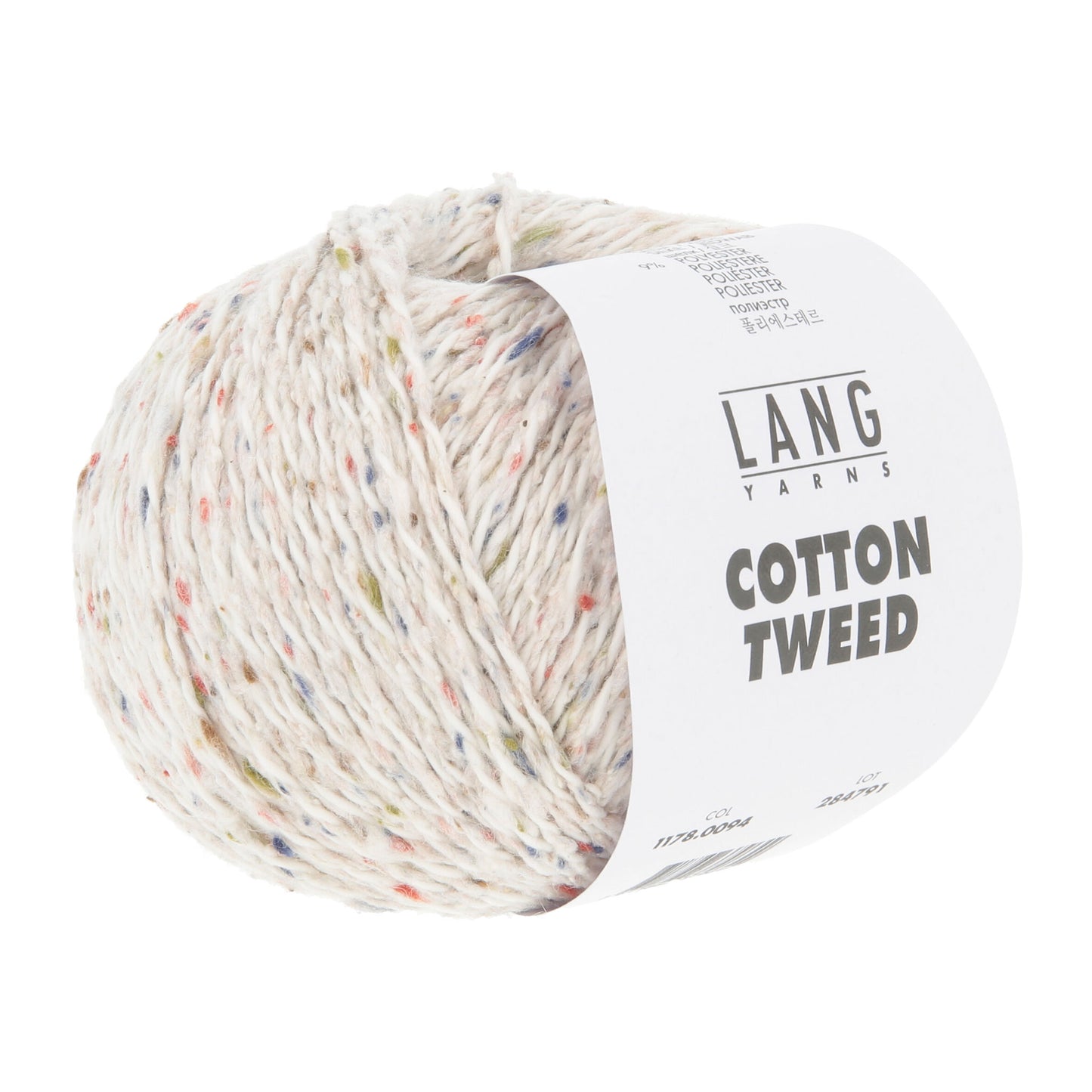Pelote de Cotton Tweed de Lang Yarns coloris 094 Naturel