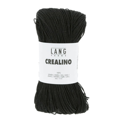 Pelote de Crealino de Lang Yarns coloris 004 Noir