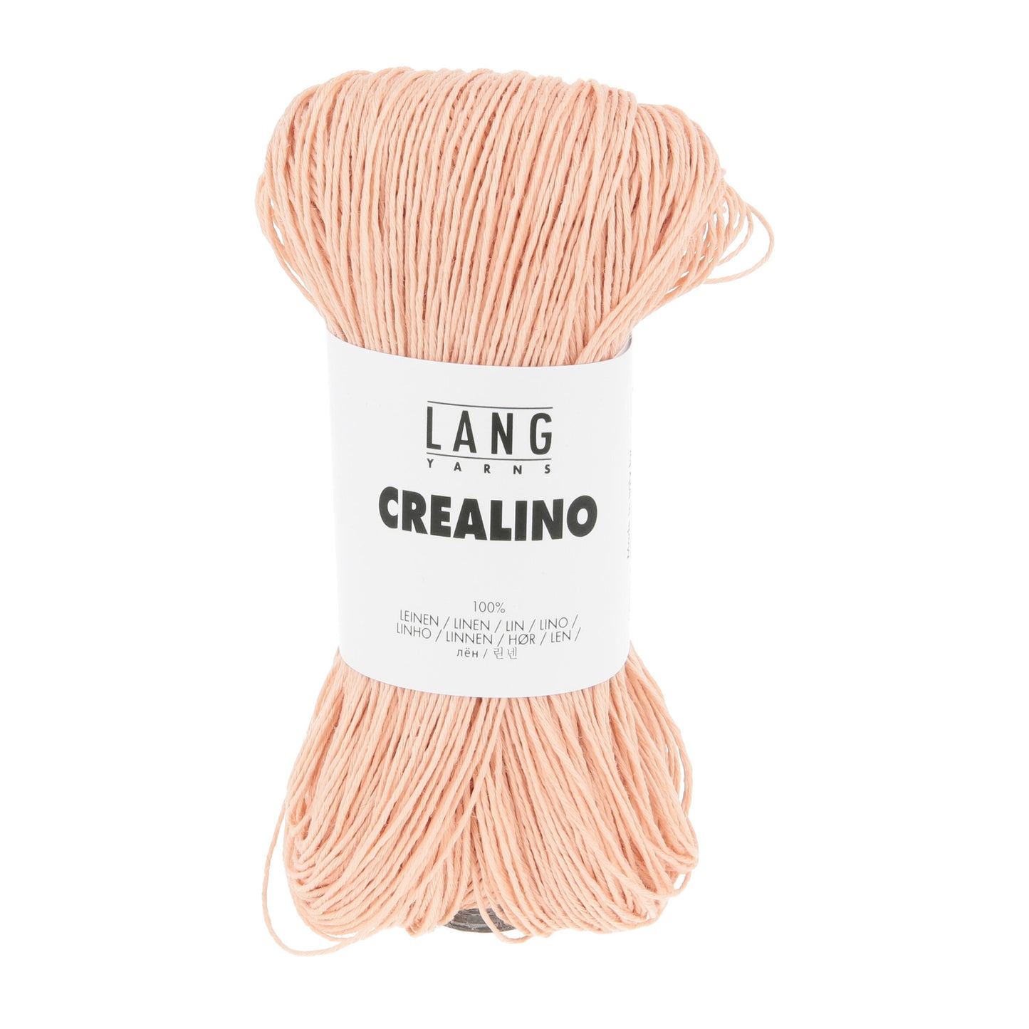 Pelote de Crealino de Lang Yarns coloris 129 Pêche Clair