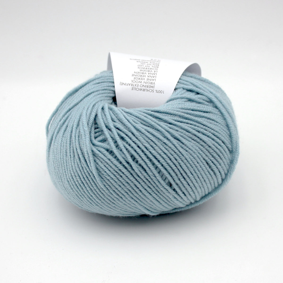 Pelote de Merino 120 de Lang Yarns coloris 123 Bleu Grisé