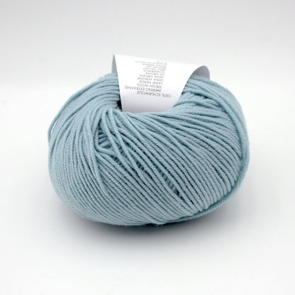 Pelote de Merino 120 de Lang Yarns coloris 123 Bleu Grisé