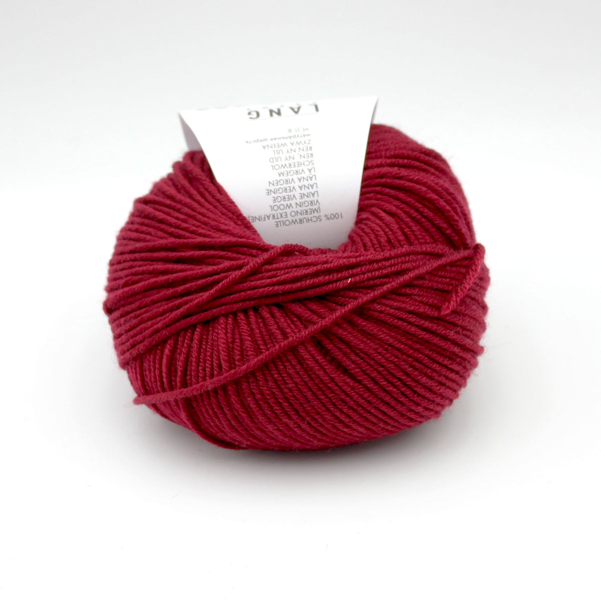 Pelote de Merino 120 de Lang Yarns coloris 163 Bordeaux