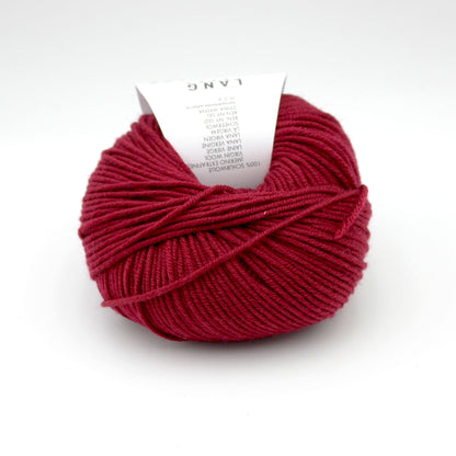 Pelote de Merino 120 de Lang Yarns coloris 163 Bordeaux