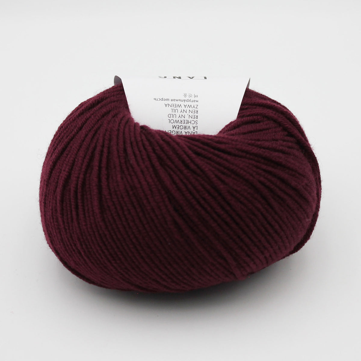Pelote de Merino 120 de Lang Yarns coloris 364 Bourgogne