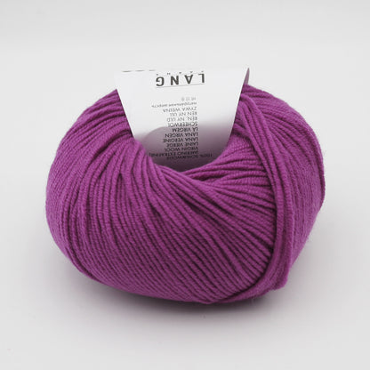Pelote de Merino 120 de Lang Yarns coloris 366 Violine