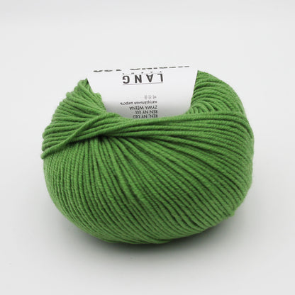 Pelote de Merino 120 de Lang Yarns coloris 418 Vert Printemps