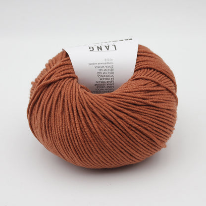 Pelote de Merino 120 de Lang Yarns coloris 515 Caramel