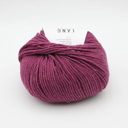 Pelote de Merino 120 de Lang Yarns coloris 566 Bruyère