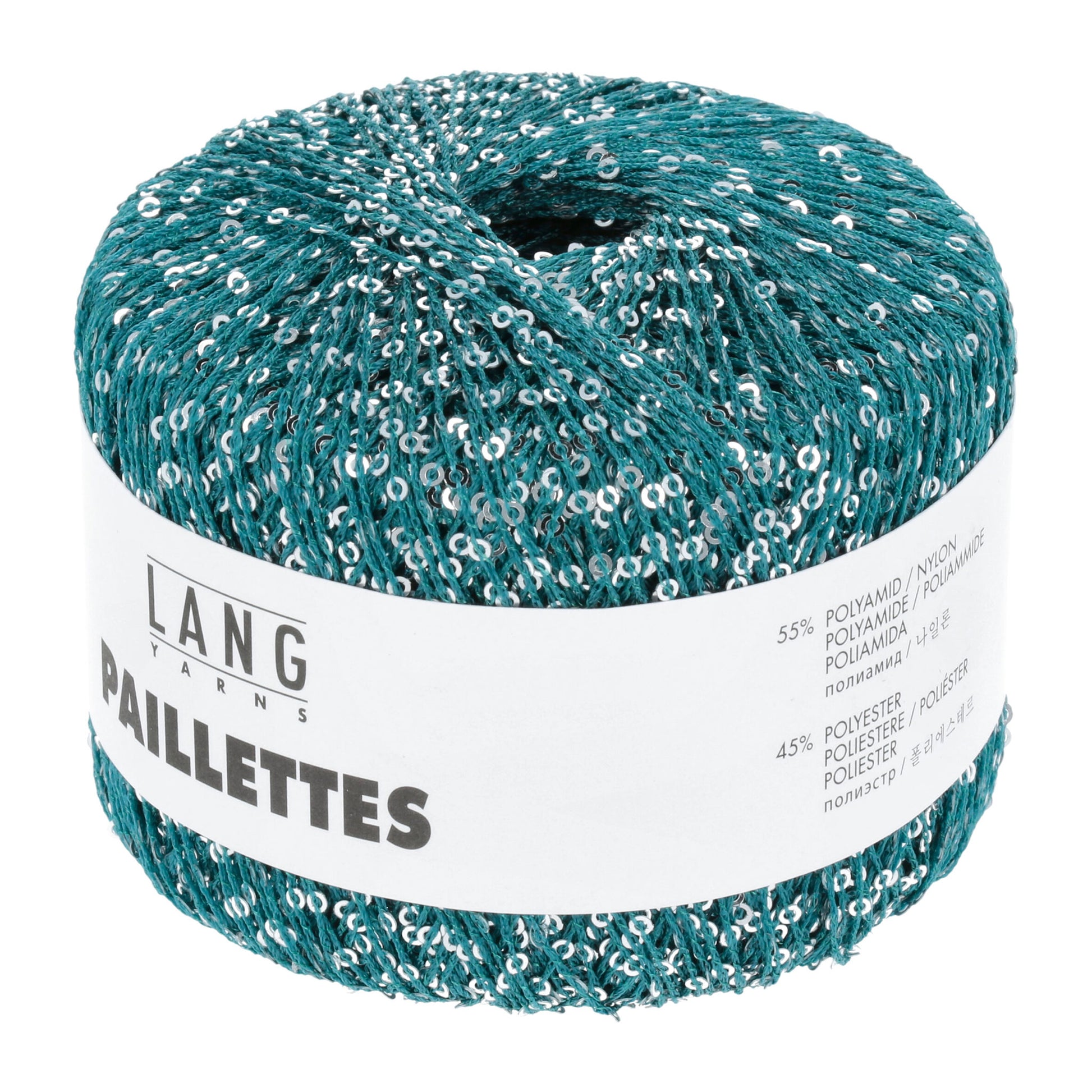 Pelote de Paillettes de Lang Yarns coloris 088 Canard