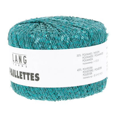 Pelote de Paillettes de Lang Yarns coloris 188 Lagon