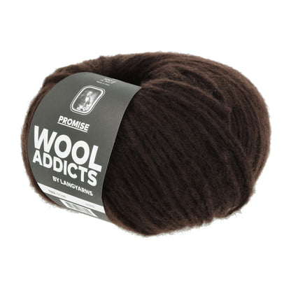Pelote de Promise de Lang Yarns coloris 068 Chocolat Noir