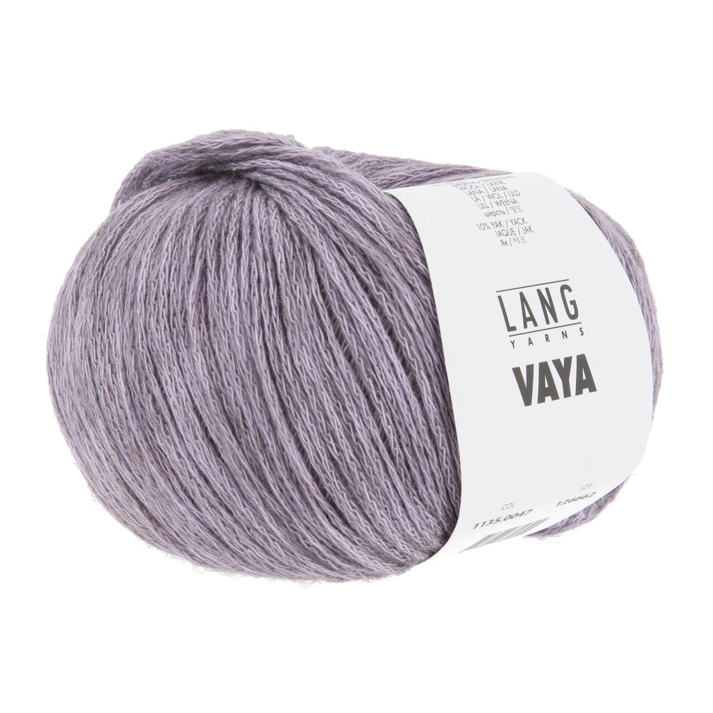 Pelote de Vaya de Lang Yarns coloris 047 Mauve Grisé