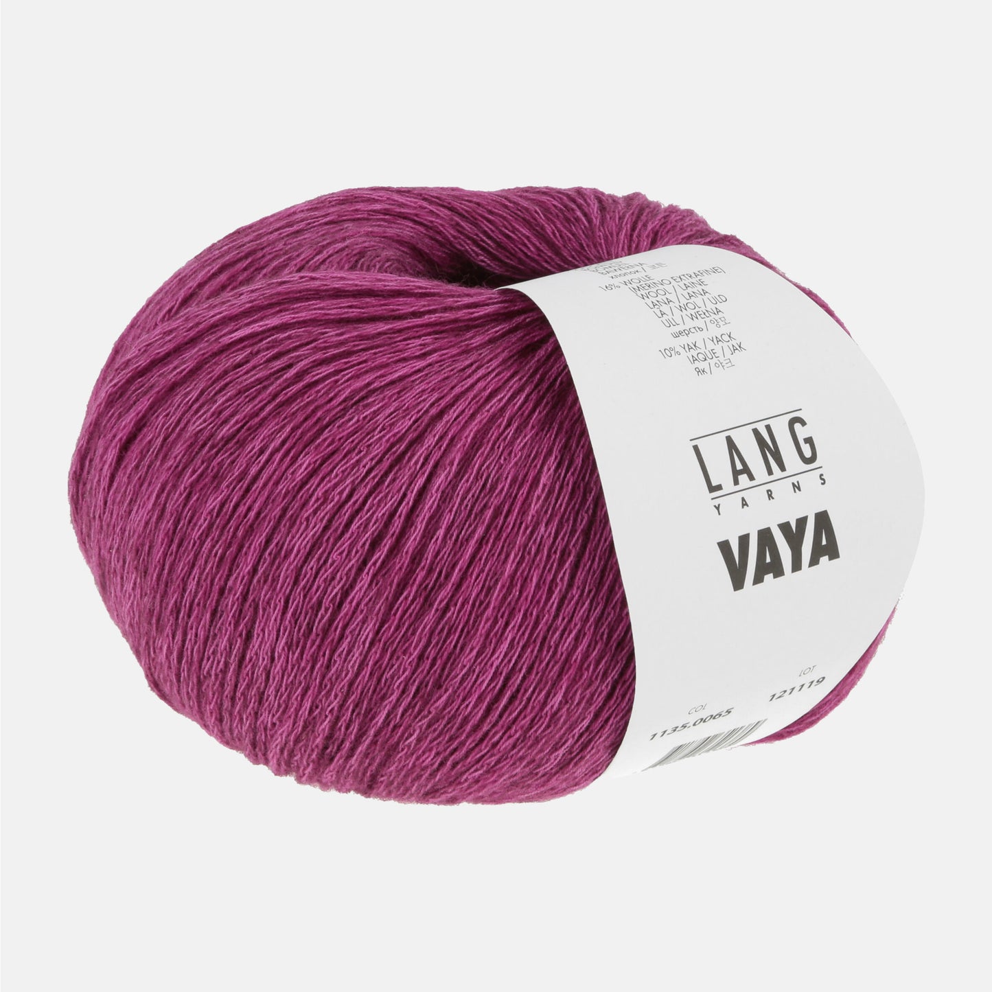 Pelote de Vaya de Lang coloris 065 Prune