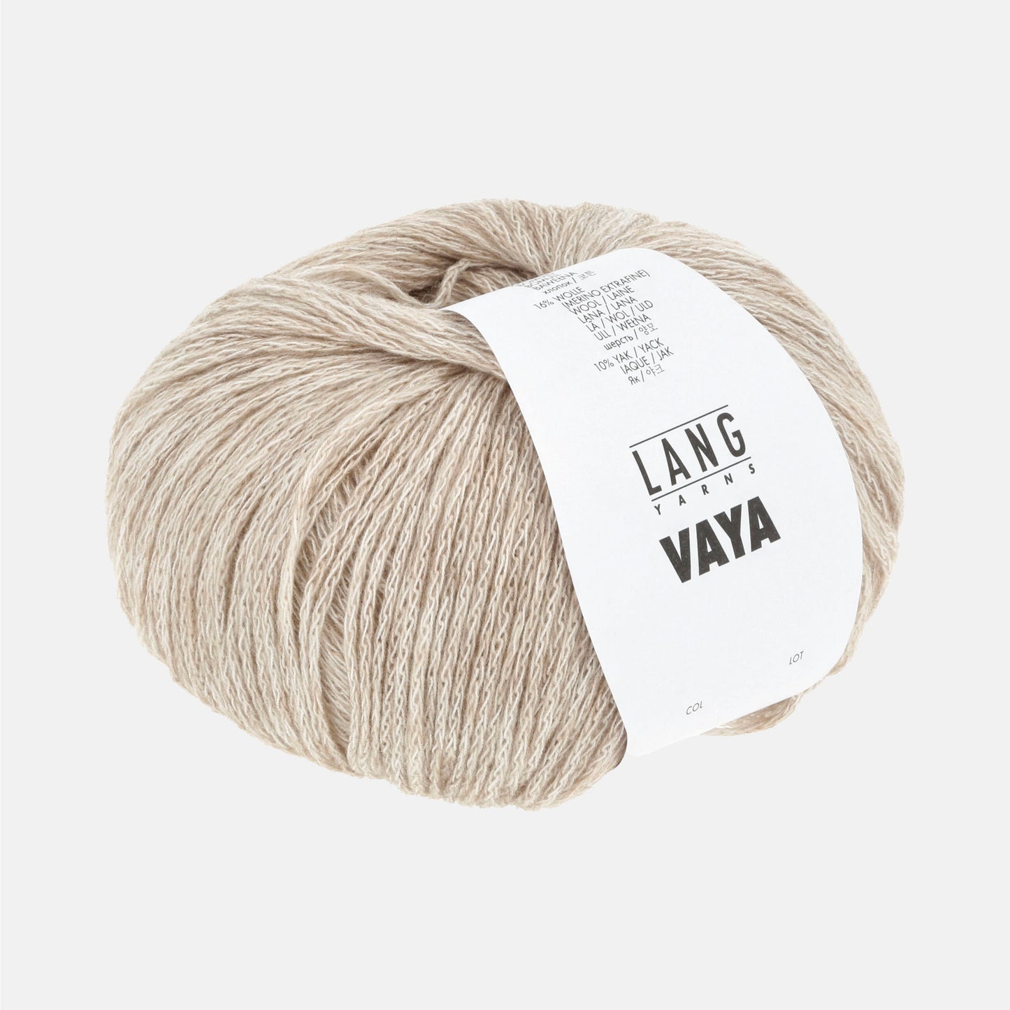 Pelote de Vaya de Lang coloris 094 Beige