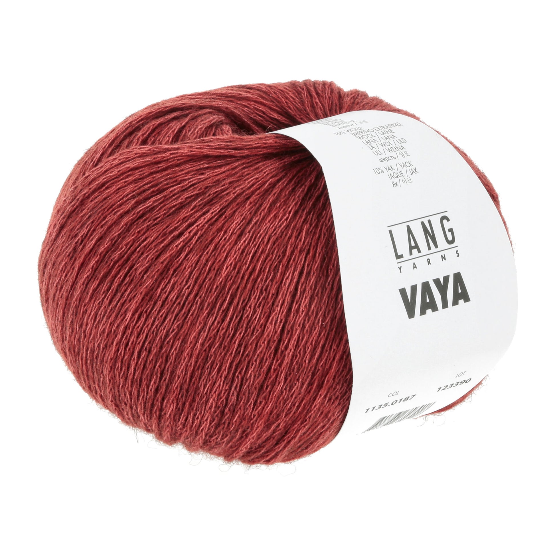 Pelote de Vaya de Lang Yarns coloris 187 Marsala