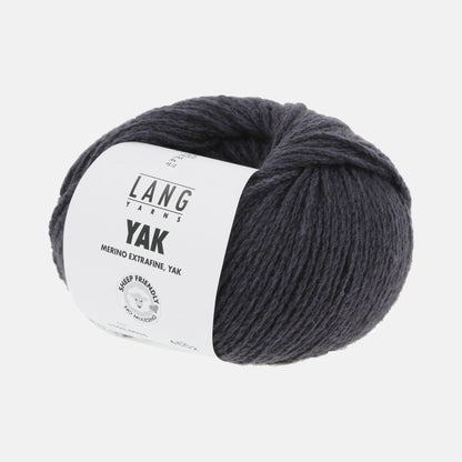 Pelote de laine Yak de Lang Yarns coloris 35 bleu nuit