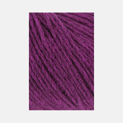 Texture de la laine Yak de Lang Yarns coloris 66 bruyère