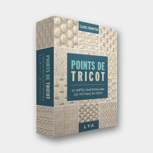Points de Tricot, 52 Cartes pour Apprendre les Textures - Claire Crompton