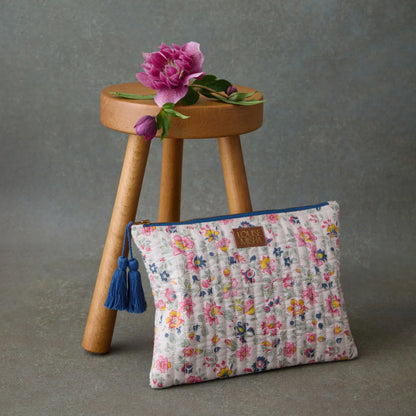 Pochette Domina de Louise Misha modèle Cream Wild Flowers