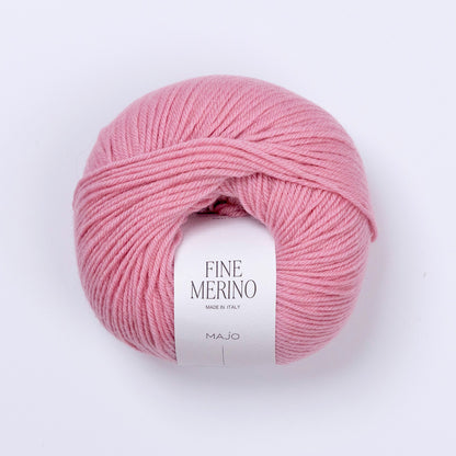 Pelote de Fine Merino de Majo Garn coloris 207 Blush