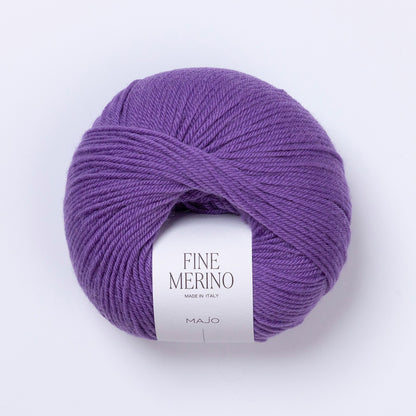 Pelote de Fine Merino de Majo Garn coloris 401 Lavender