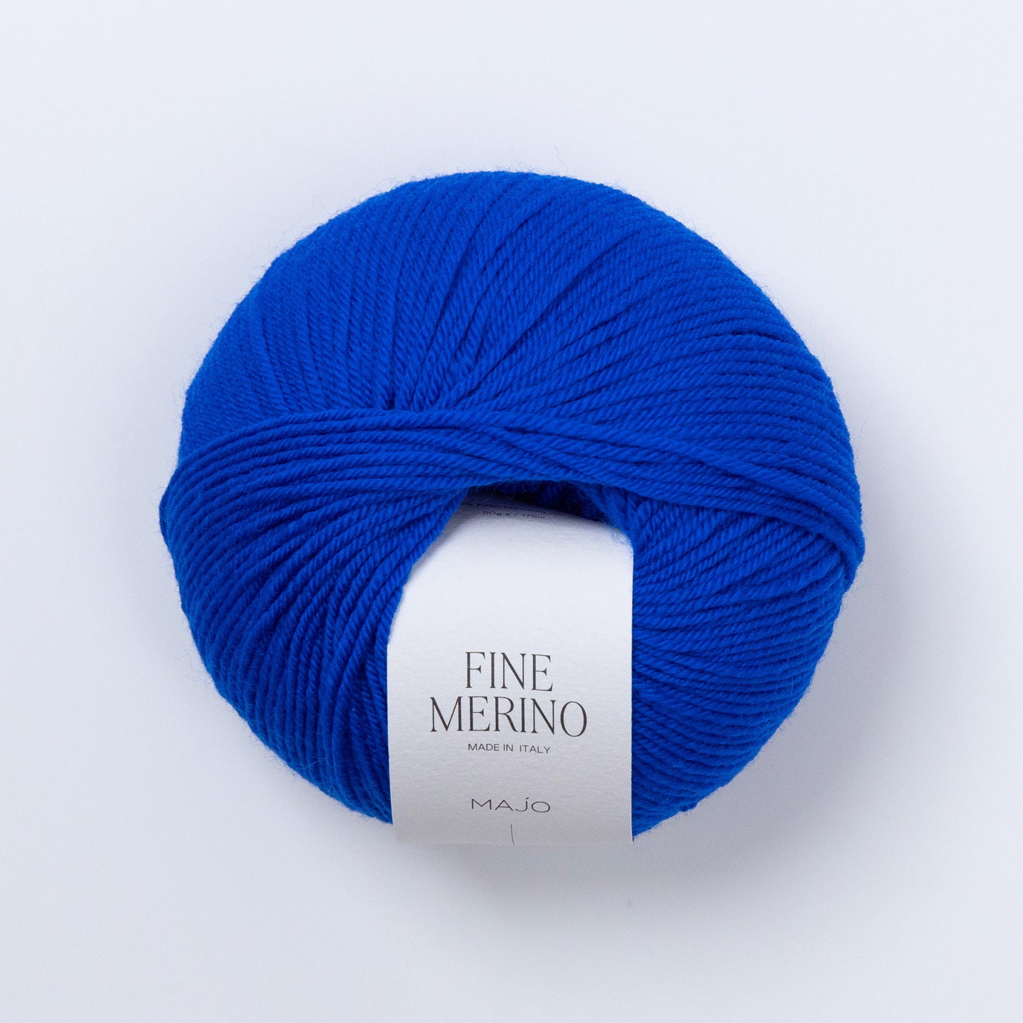 Pelote de Fine Merino de Majo Garn coloris 505 Electric Blue