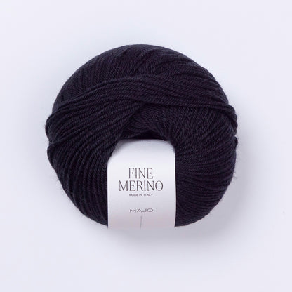 Pelote de Fine Merino de Majo Garn coloris 603 Black