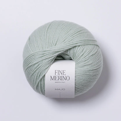 Pelote de Fine Merino de Majo Garn coloris 713 Mint Glow