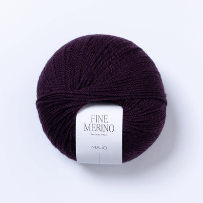 Pelote de Fine Merino de Majo Garn coloris 902 Wine