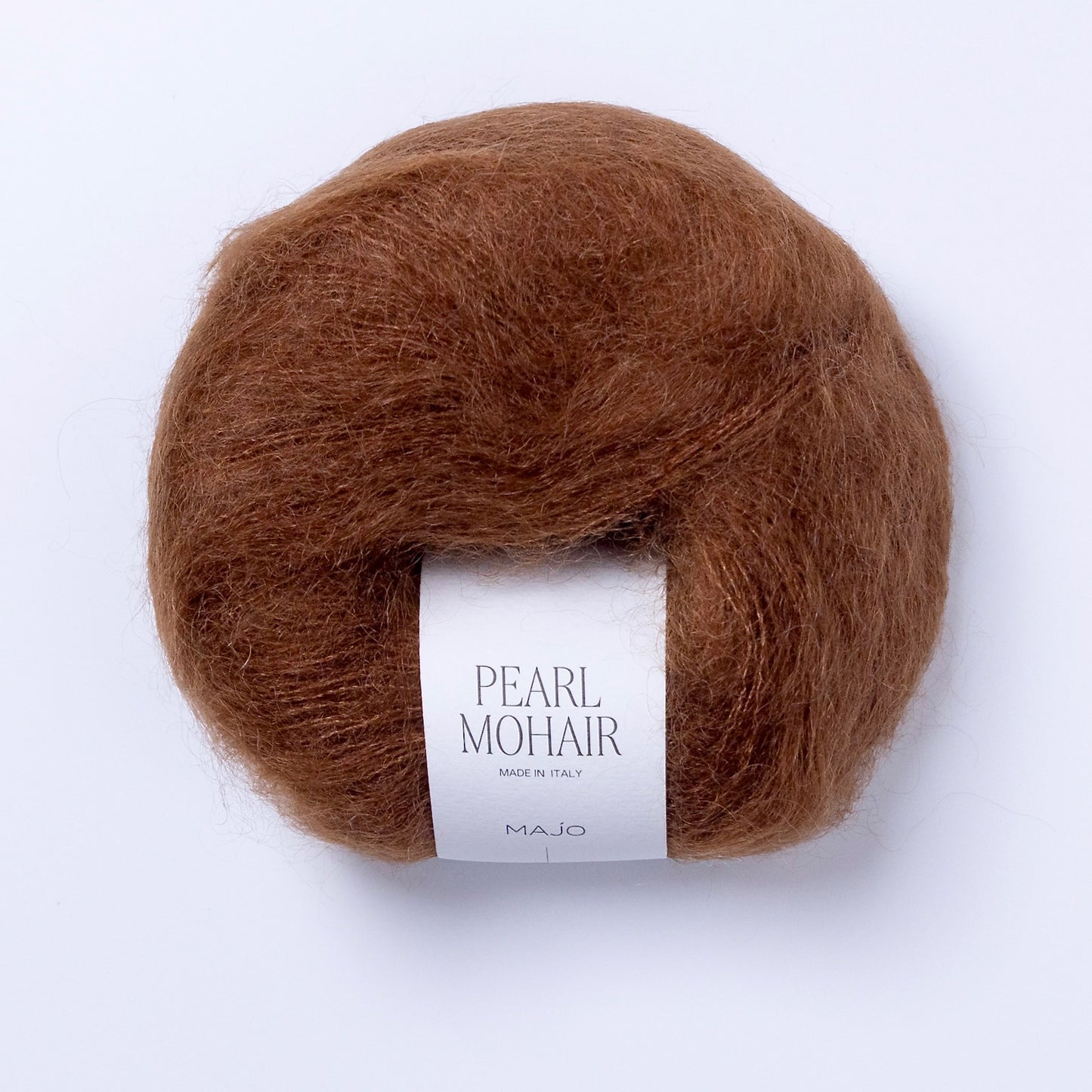 Pelote de Pearl Mohair de Majo Garn, coloris 105 Tiramisu