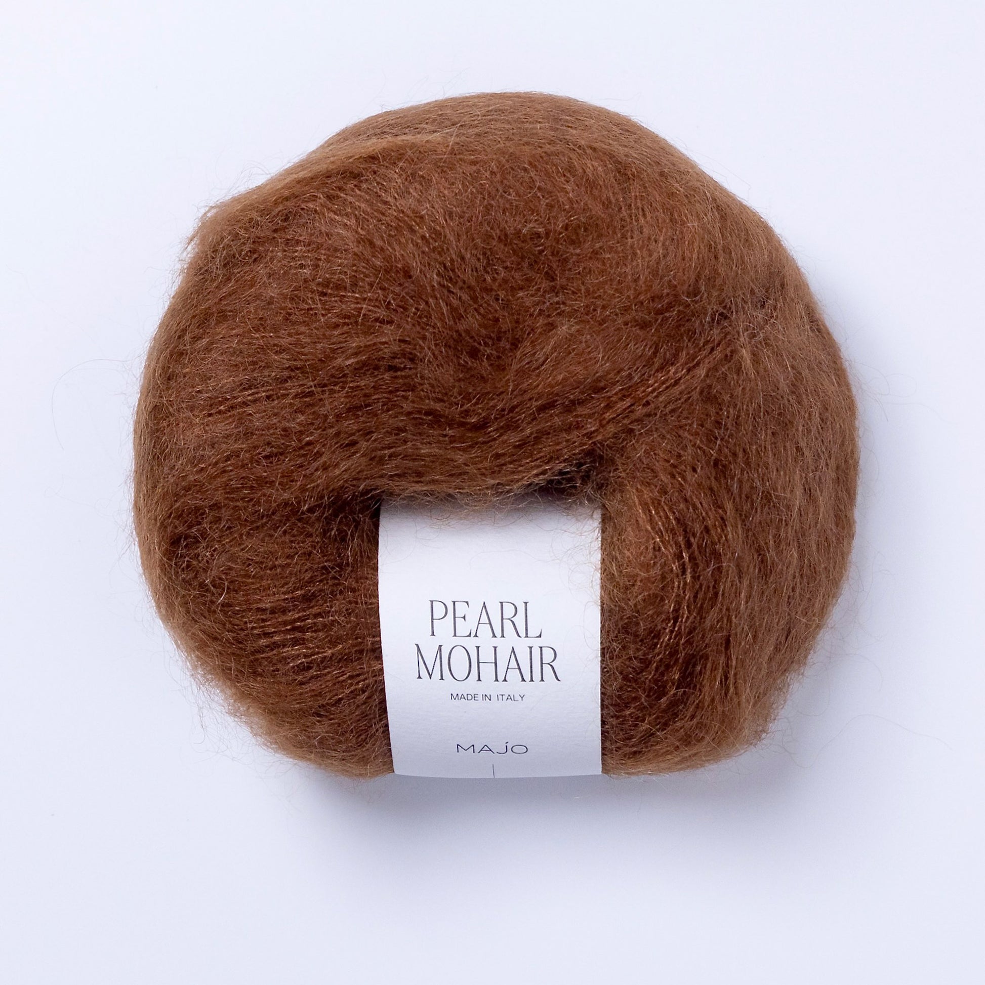 Pelote de Pearl Mohair de Majo Garn, coloris 105 Tiramisu