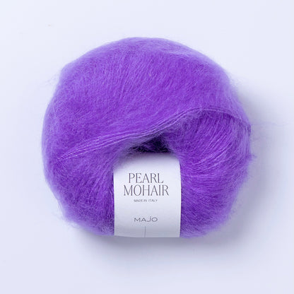 Pelote de Pearl Mohair de Majo Garn, coloris 401 Lavender