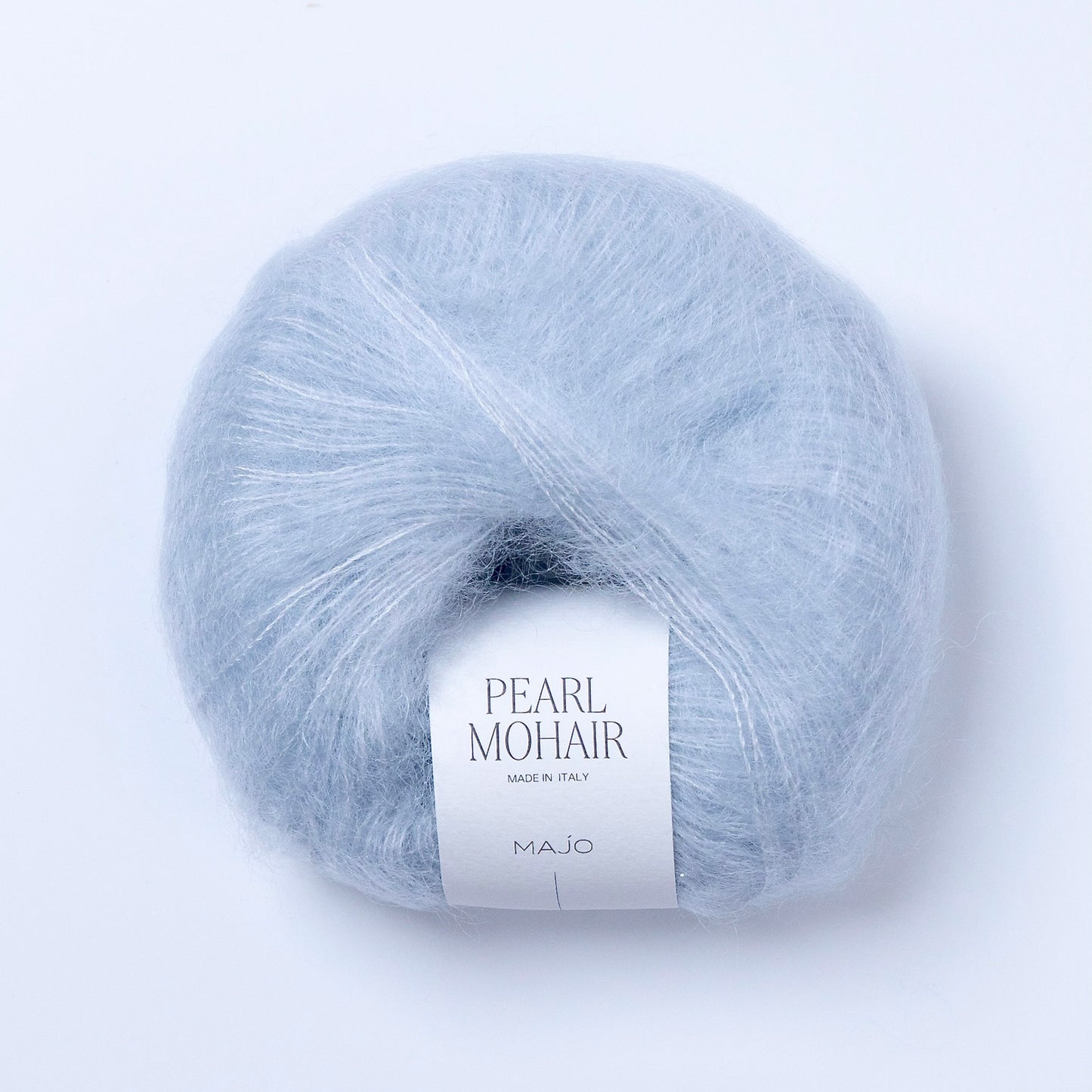 Pelote de Pearl Mohair de Majo Garn, coloris 500 Mist