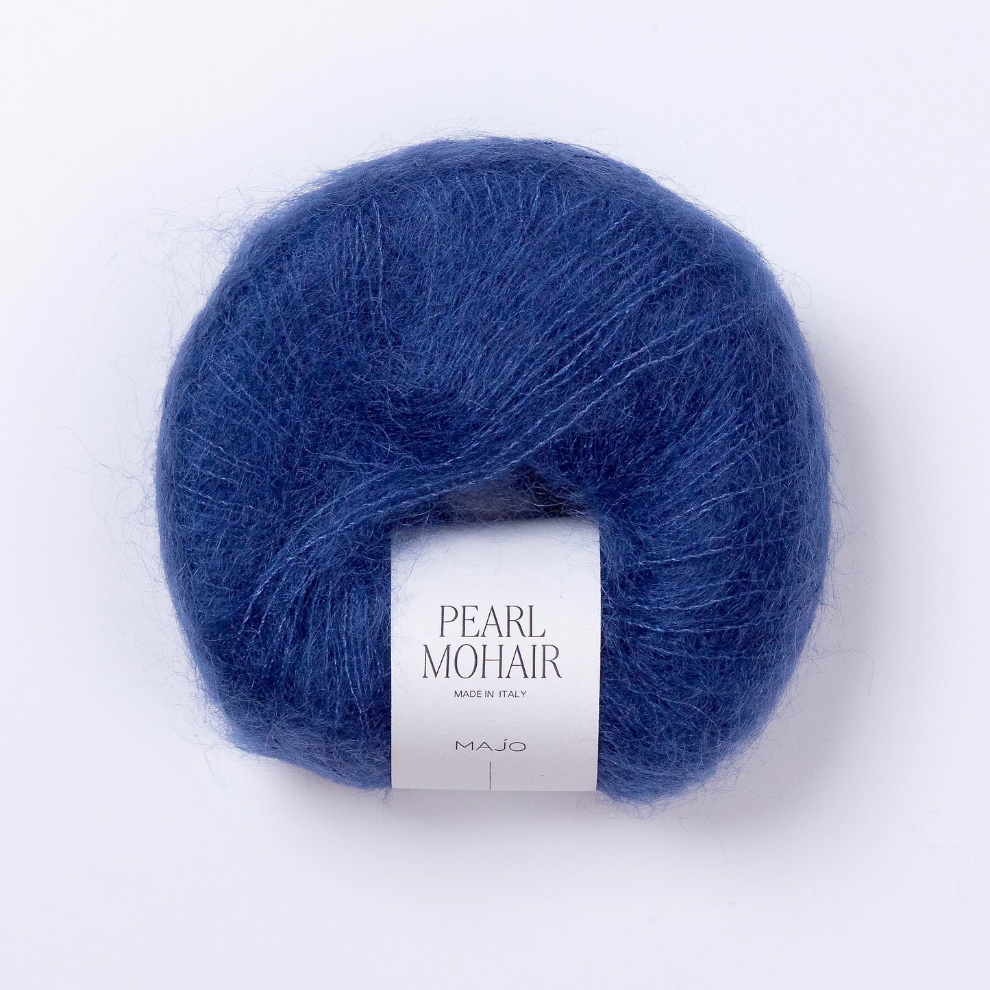 Pelote de Pearl Mohair de Majo Garn, coloris 506 Denim